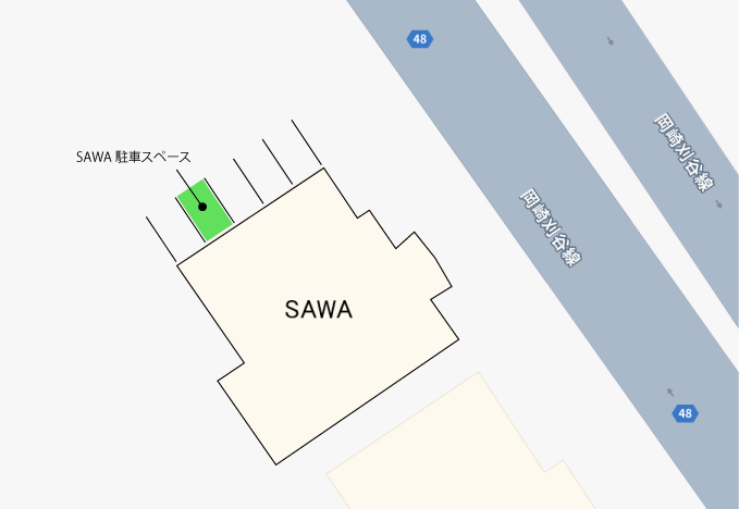SAWA 駐車スペース